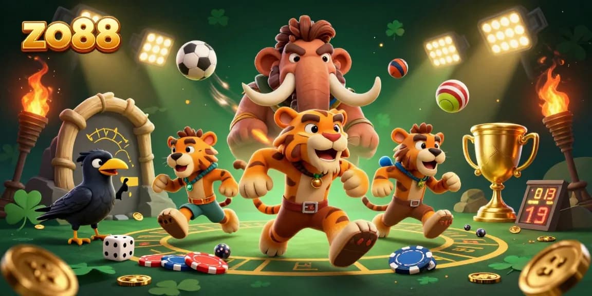 Bet on winning strategies at zo88’s lively casino scene featuring fun characters and exciting games.