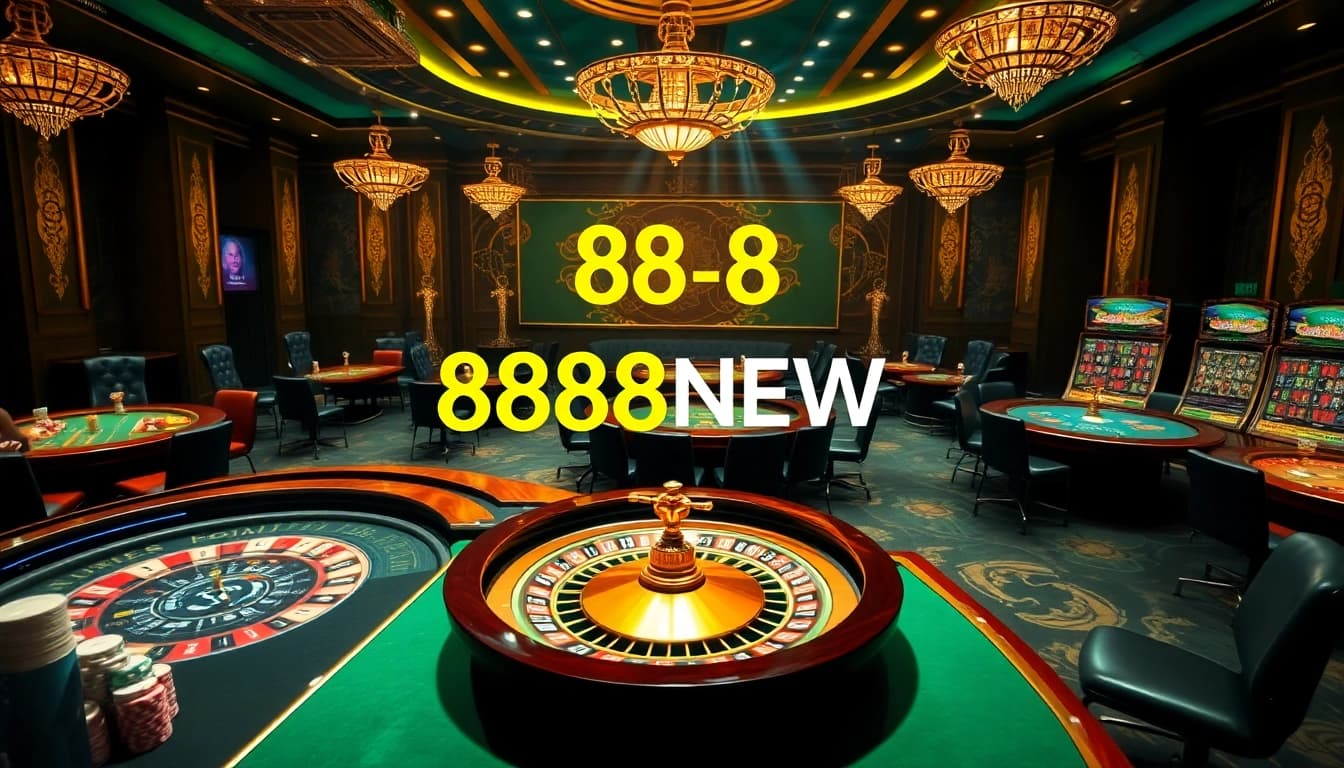 Exciting gameplay at nhà cái 888NEW with vibrant casino visuals, delivering thrilling gambling experiences.