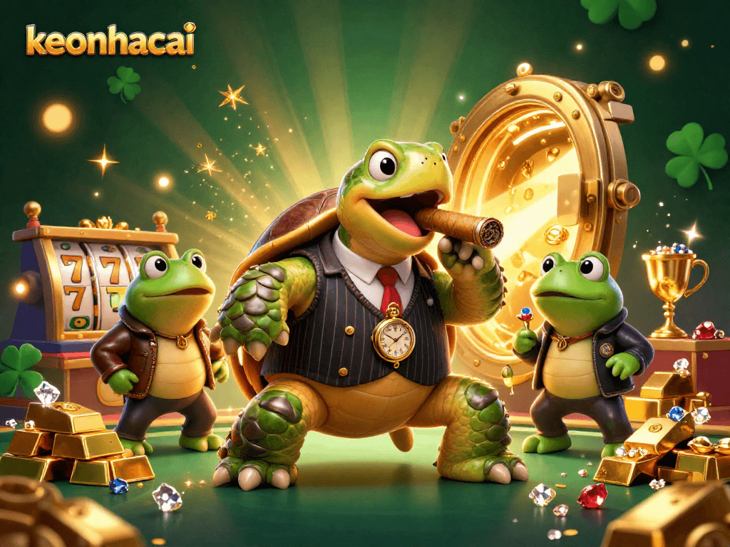 Experience thrilling gameplay with keonhacai as the massive snapping turtle and bullfrog enforcers light up the action!