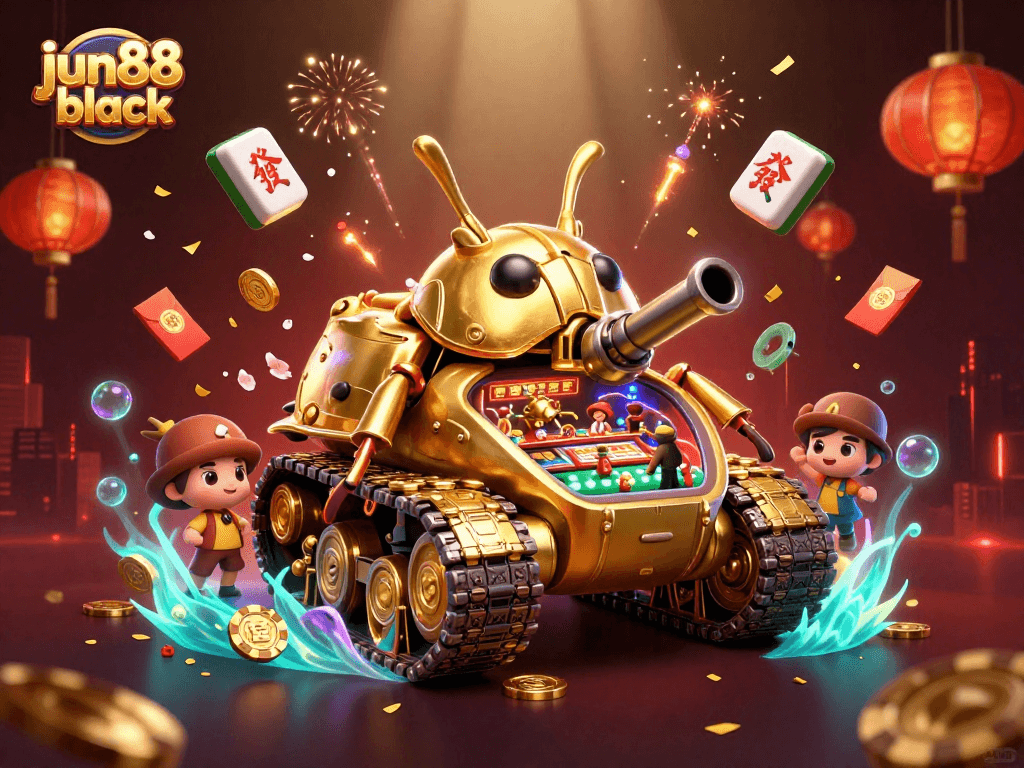 Experience thrilling gaming action at jun88 black with vibrant casino elements and rich visuals.