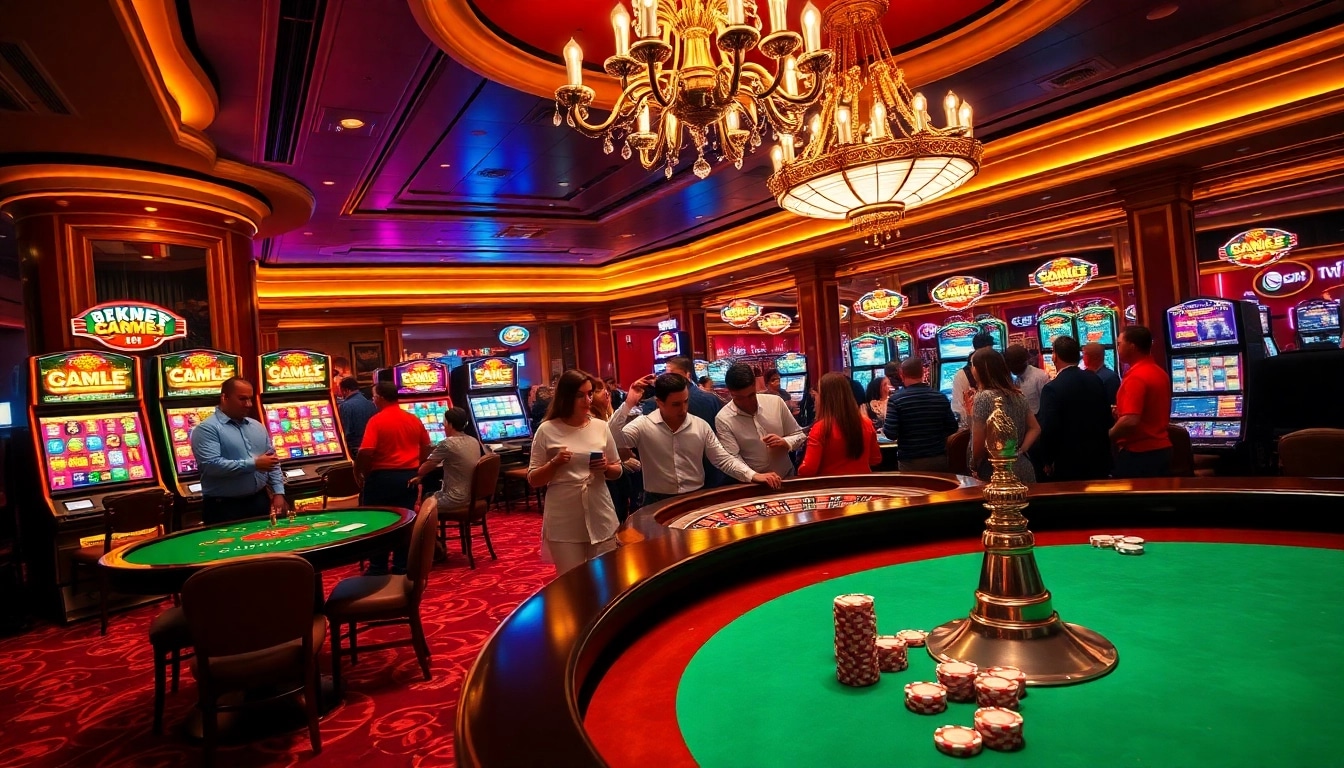 Experience thrilling gameplay at 8KBET GAME with vibrant casino visuals and energetic ambiance.