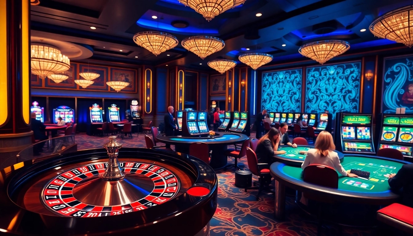 Experience thrilling gaming action with tỷ lệ nhà cái at high-stakes casino tables and roulette wheels.