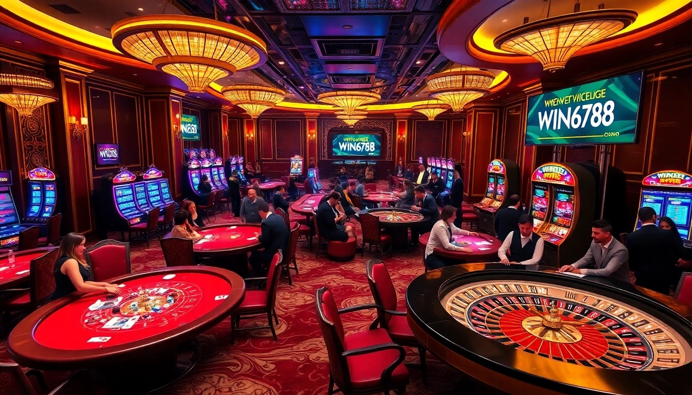 Experience thrilling gaming at WIN678 with vibrant casino games and luxurious surroundings.