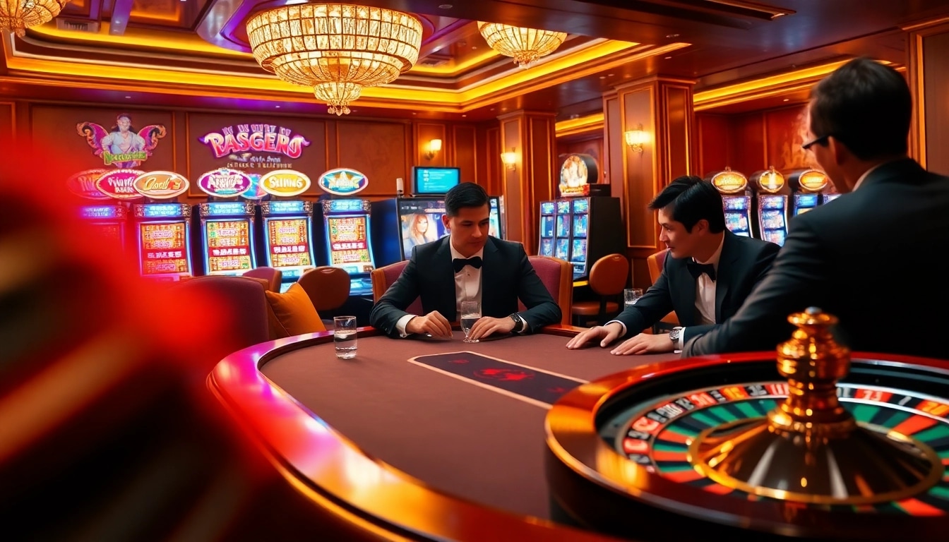 Engage in high-stakes poker action at a luxurious casino table featuring hm88.