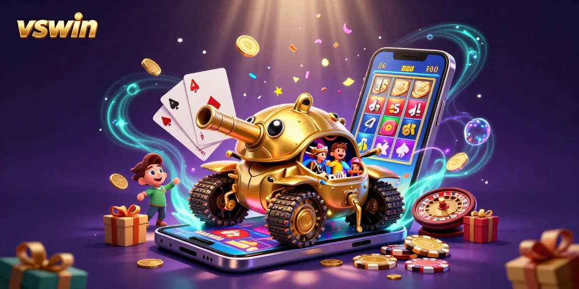 Experience thrilling casino action with the vibrant vswin beetle tank and dynamic slot game elements.