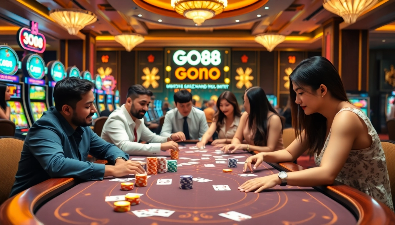 Experience the thrill at Nhà Cái GO88 with vibrant casino games and energetic gameplay.