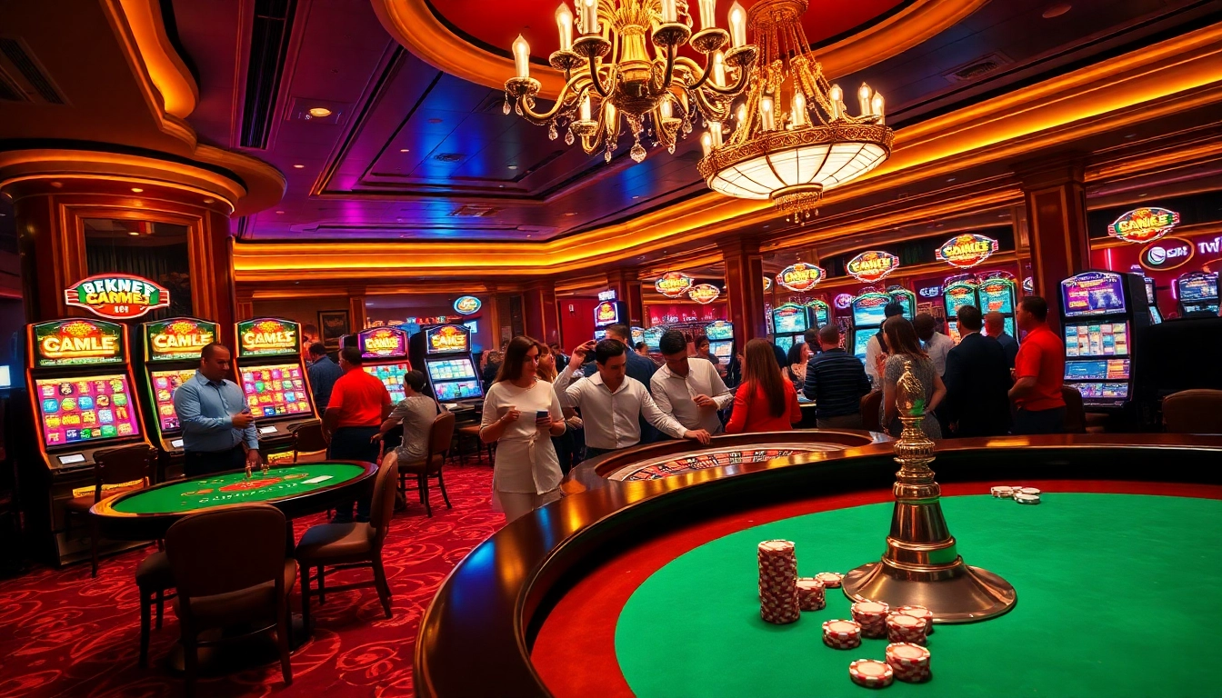 Experience thrilling gameplay at 8KBET GAME with vibrant casino visuals and energetic ambiance.