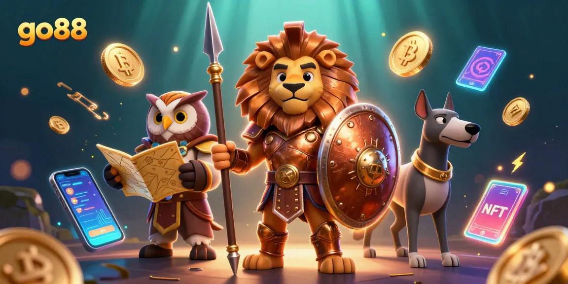 Engage with go 88's thrilling gaming adventure featuring a Spartan lion, an owl strategist, and a swift greyhound.