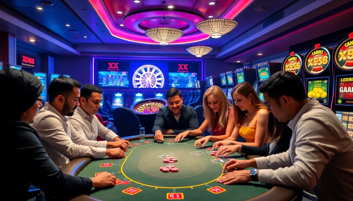 Experience the excitement of poker and roulette at XX 88 online casino ambiance.