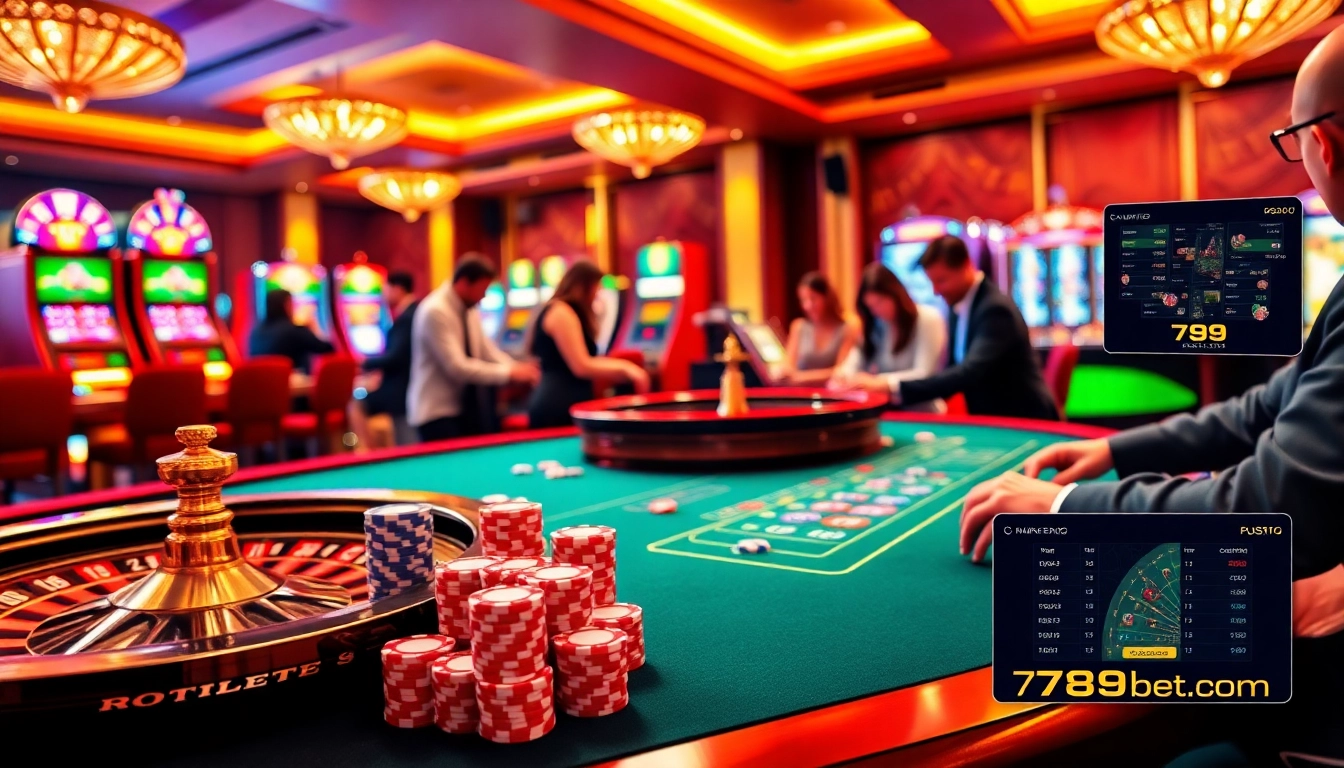 Experience the thrill of gaming at https://789betg.com/ with vibrant casino tables and colorful slot machines.
