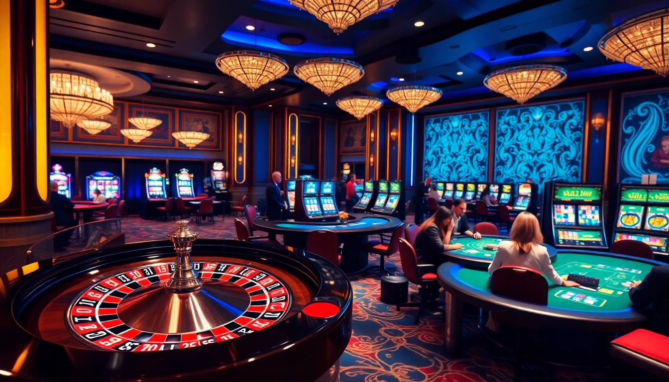 Experience thrilling gaming action with tỷ lệ nhà cái at high-stakes casino tables and roulette wheels.