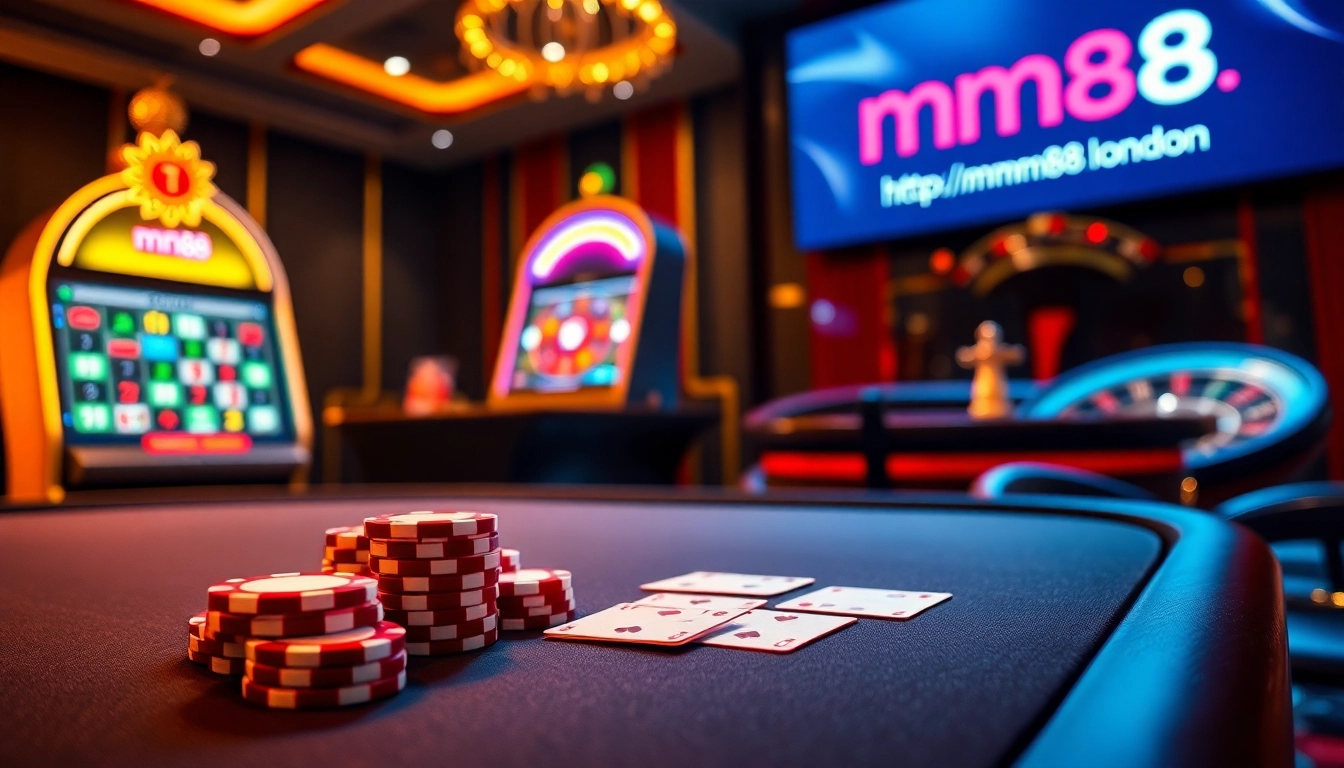 Engage in thrilling online gaming experiences at https://mm88.london/ with vibrant casino visuals.