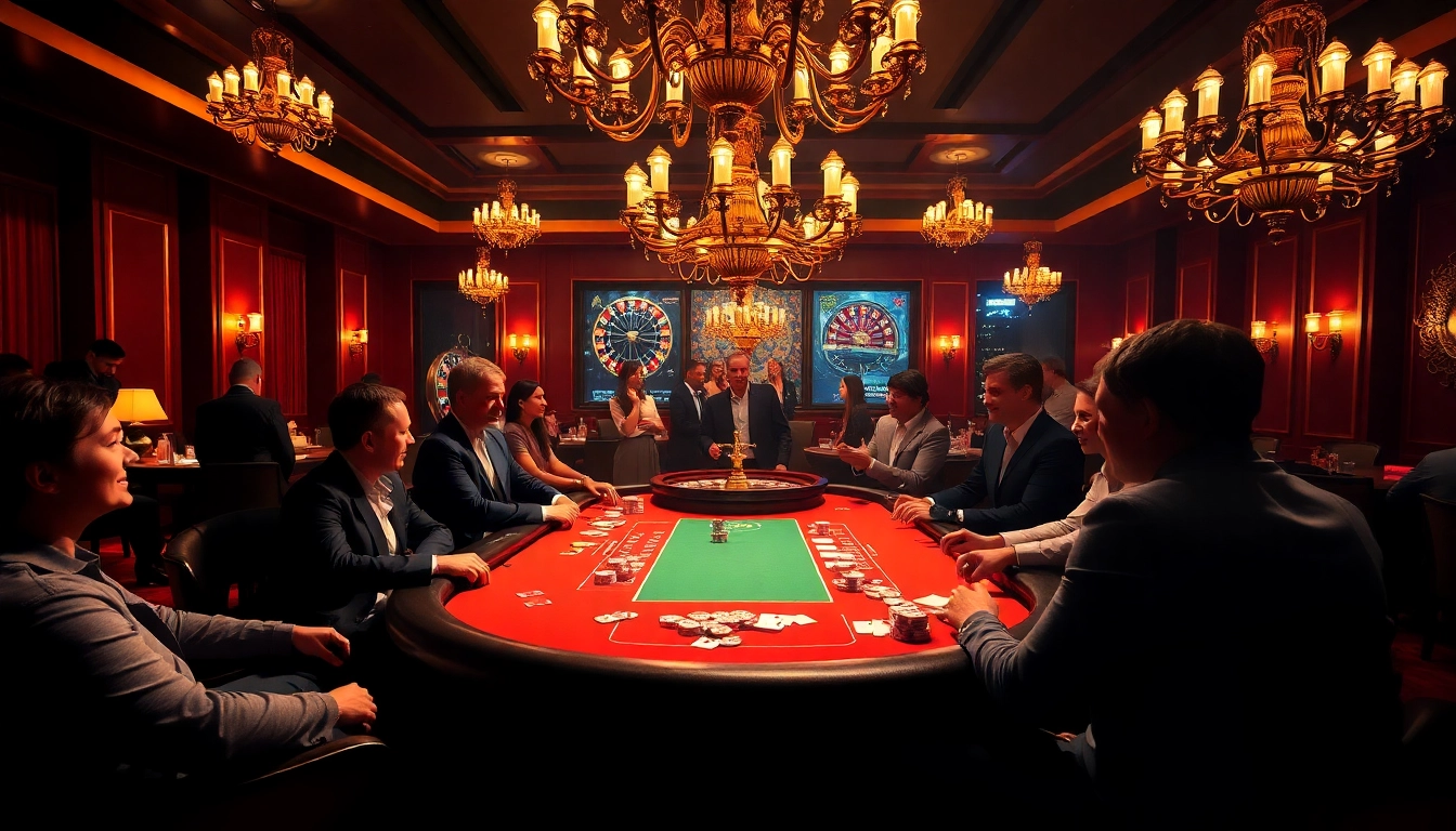 Experience high-stakes thrills at 5gbetbr.com.br with vibrant casino scenes.