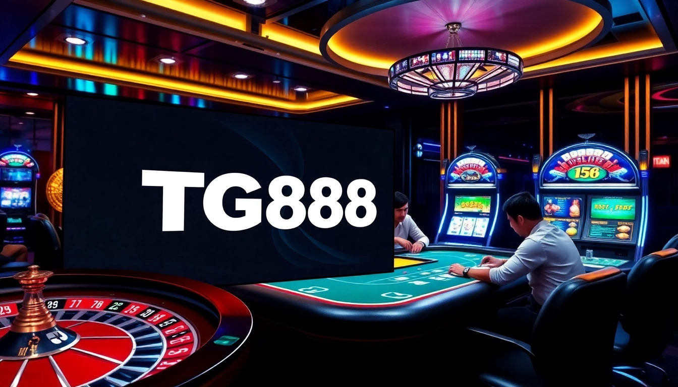 Engaging poker action at tg88 com, featuring immersive online casino elements.
