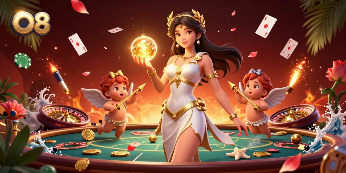 Discover thrilling moments at O8 with poker games and lucky charms enhancing the casino experience.