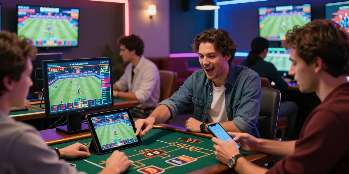 Exciting online gaming atmosphere showing players engaged as they enjoy sports betting at 123b.