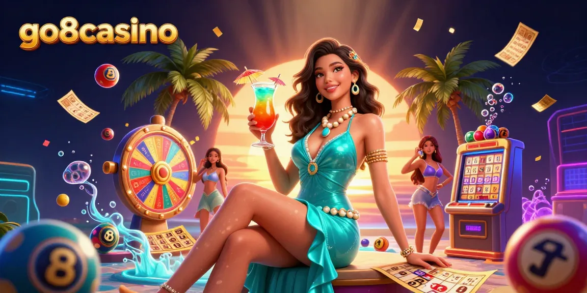 Engage with go8casino through vibrant gaming experiences at a tropical casino resort full of excitement.
