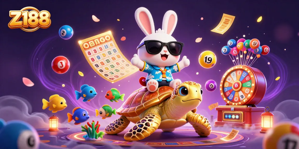 Z188 brings excitement to gaming with a vibrant scene of luck and winnings.