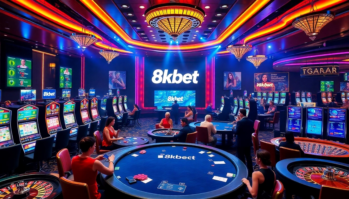 Experience the excitement of 8kbet at luxurious casino tables