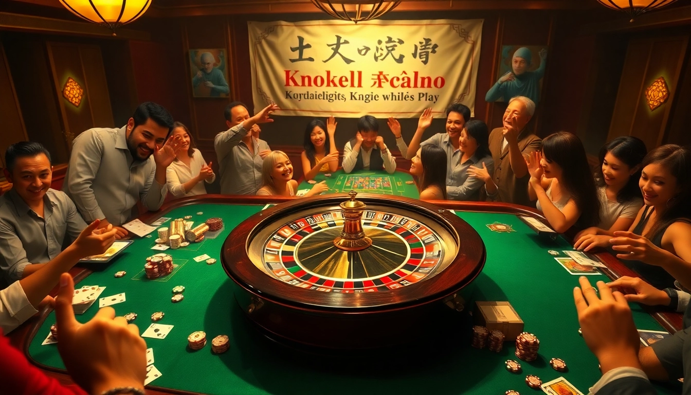 Engaging players as they enjoy Kể truyện ma stories in a thrilling casino atmosphere with roulette and cards.