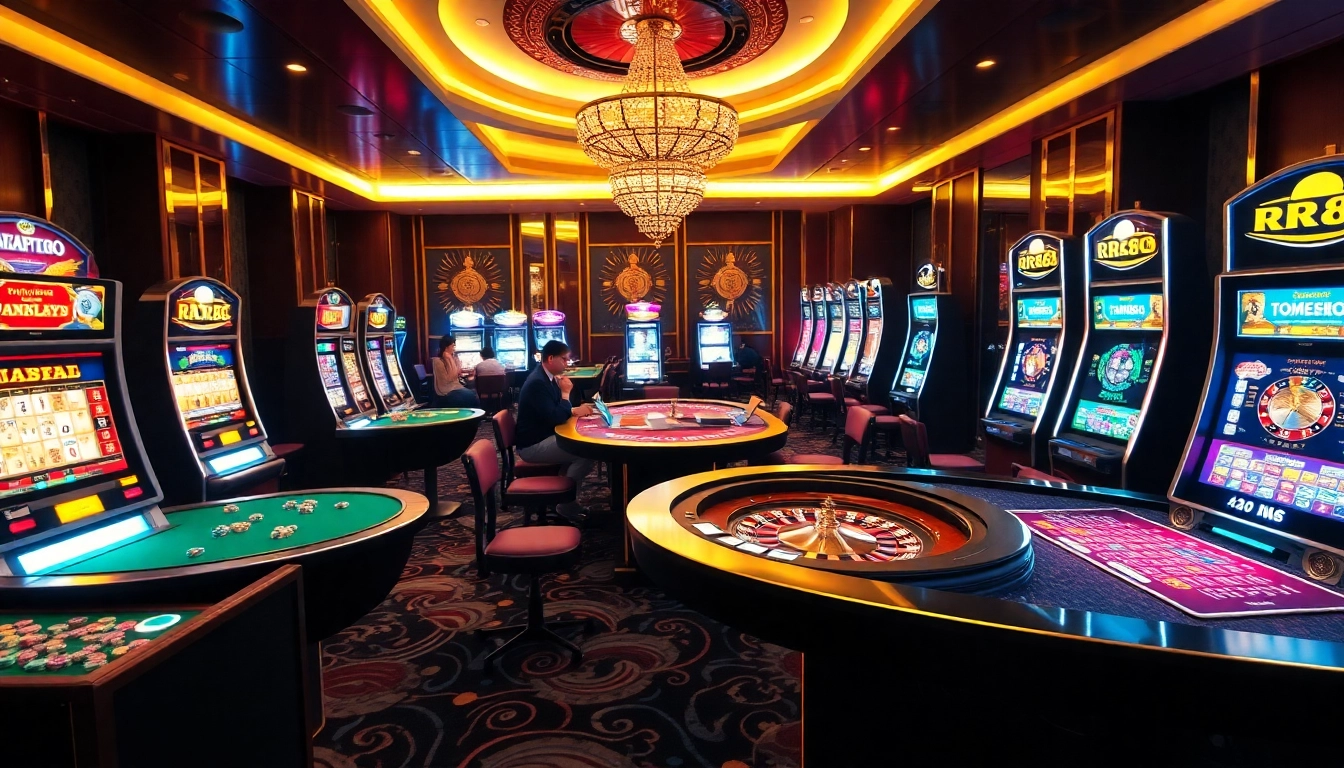 Players enjoying engaging games and promotions at RR88 Casino online