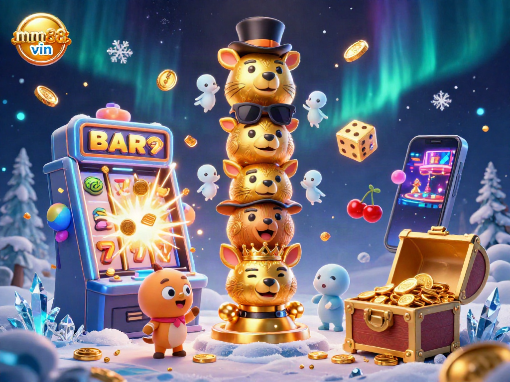 Experience exhilarating wins with the mm88 vin jackpot adventure featuring vibrant casino elements!