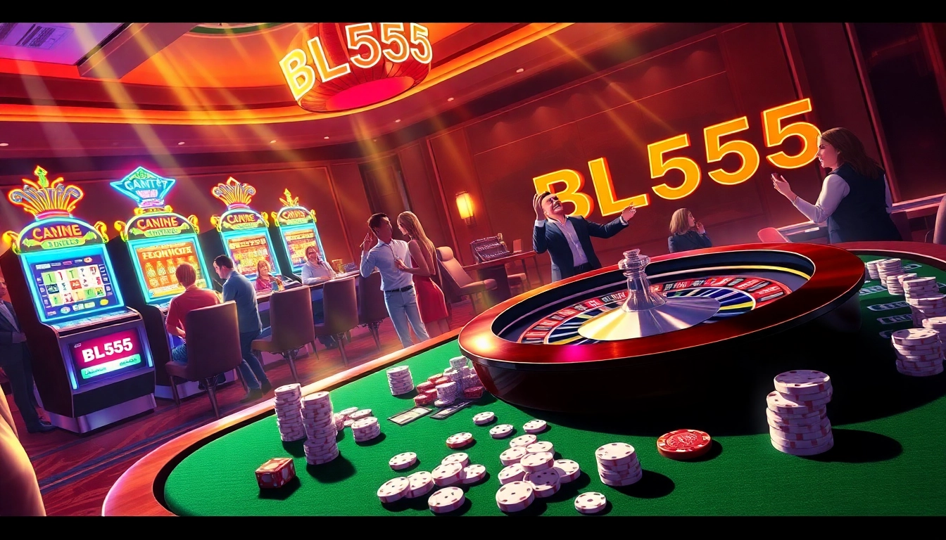 Sinta a emoção de vencer na BL555 com visuais de cassino vibrantes e jogos empolgantes.