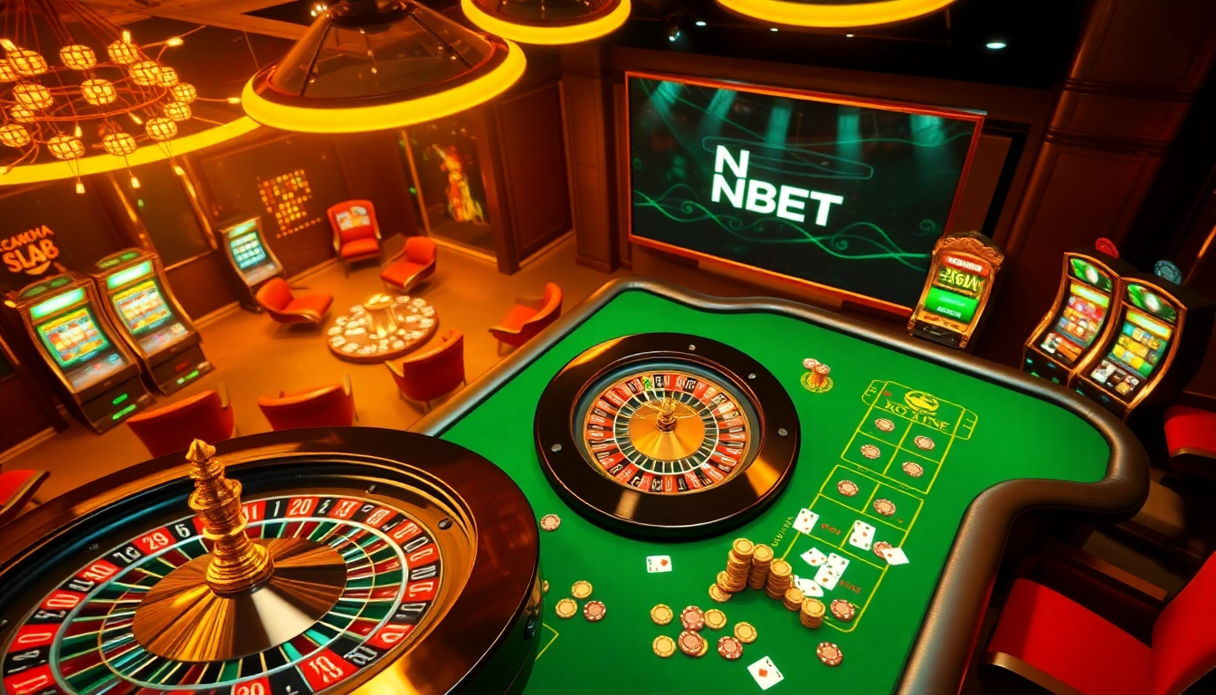 Experience thrilling gameplay at NBET's online casino with vibrant tables and fast-paced action.