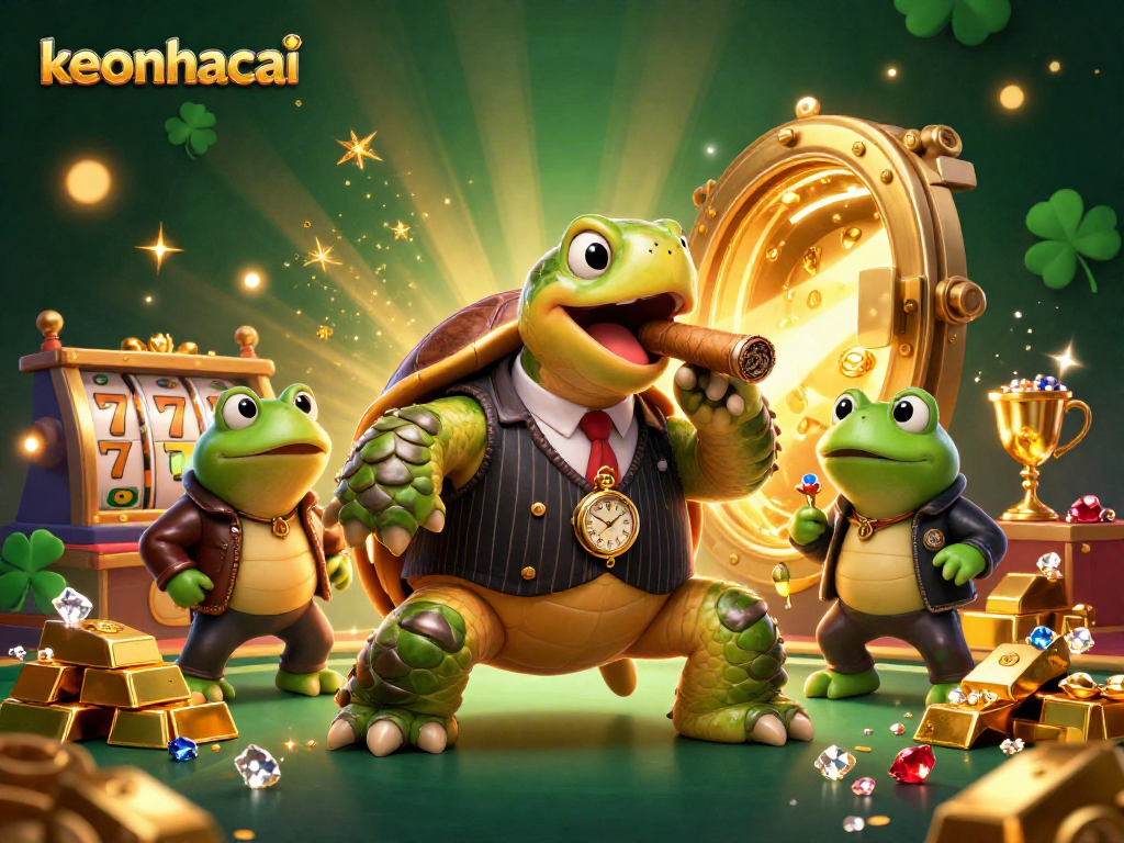 Experience thrilling gameplay with keonhacai as the massive snapping turtle and bullfrog enforcers light up the action!