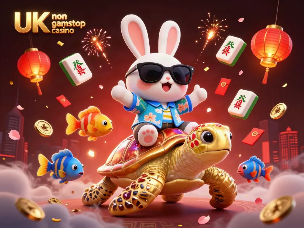 Experience the thrill of a UK non gamstop casino with vibrant characters and dynamic gaming elements.