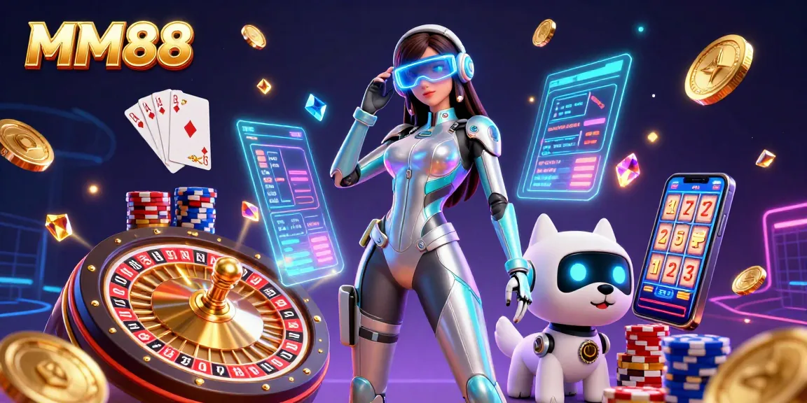 Experience the thrill of MM88 casino games with vibrant visuals and excitement.