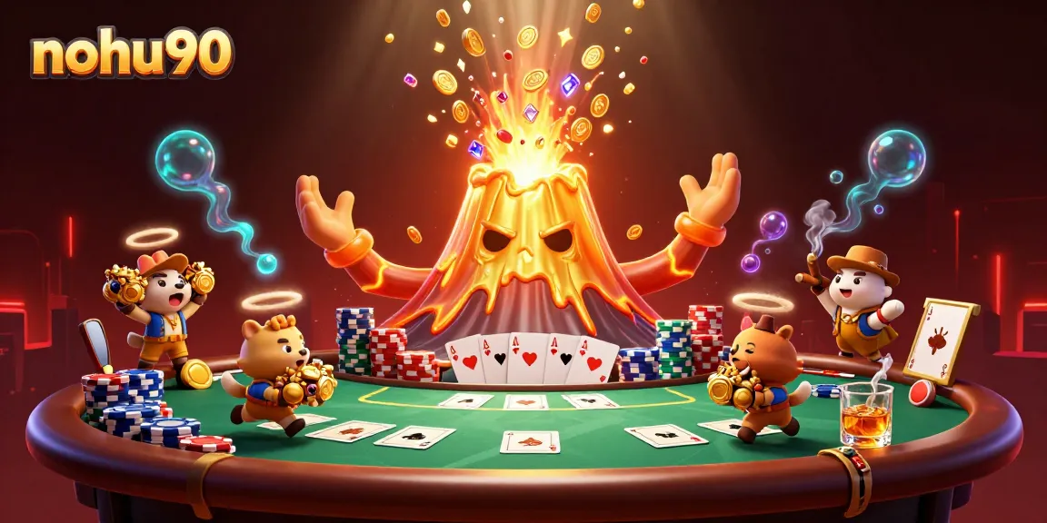 Nohu90 engages players with its exciting casino experience featuring dynamic poker action and treasure hunting.
