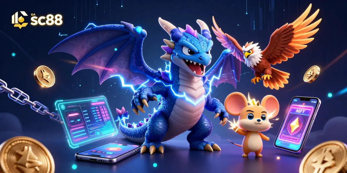 Experience exciting gameplay at link sc88 with a vibrant scene featuring cartoon characters and casino elements.