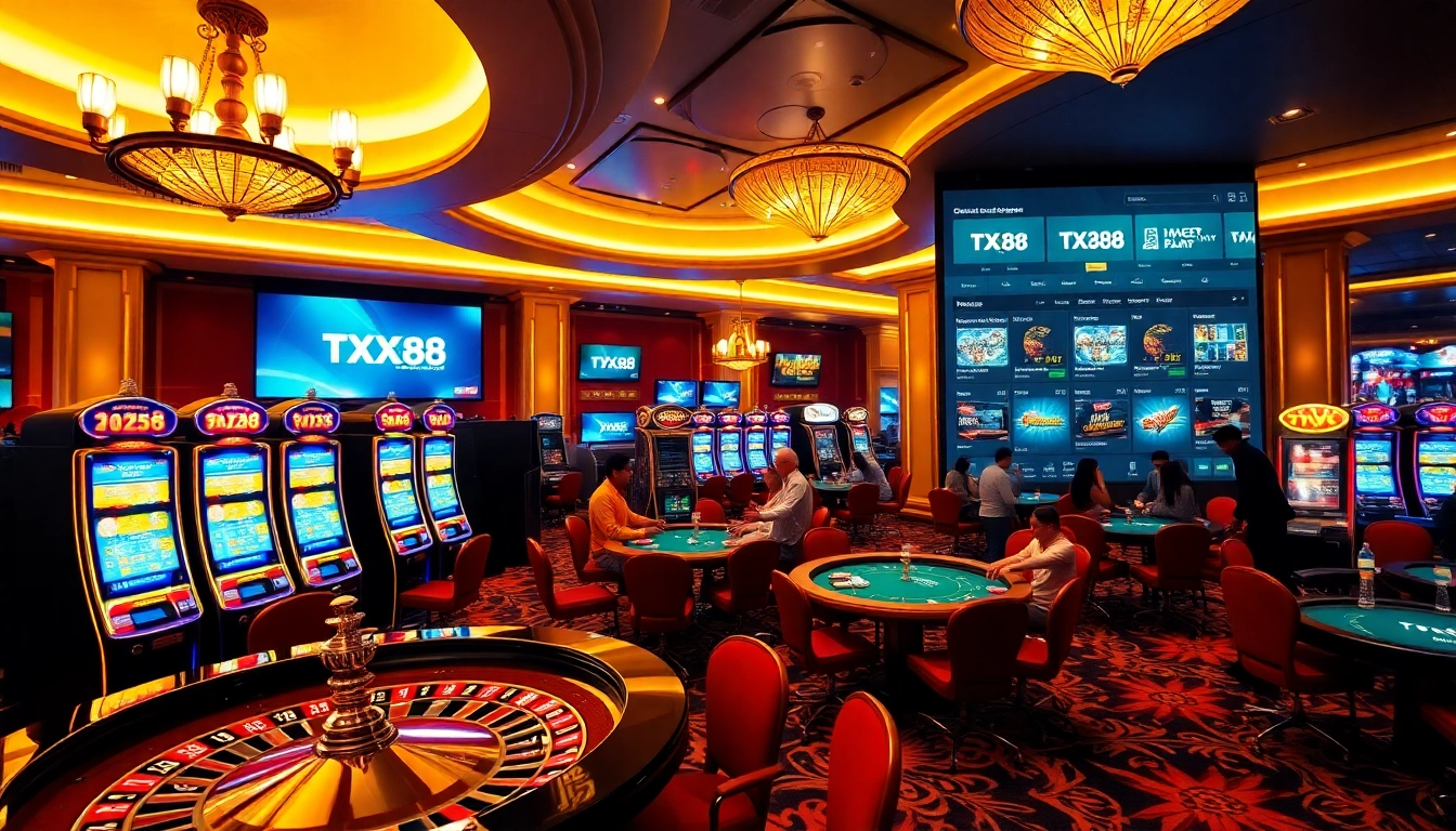Enjoy thrilling games and premium betting experiences at https://tx88.network/ with vibrant slot machines and roulette.