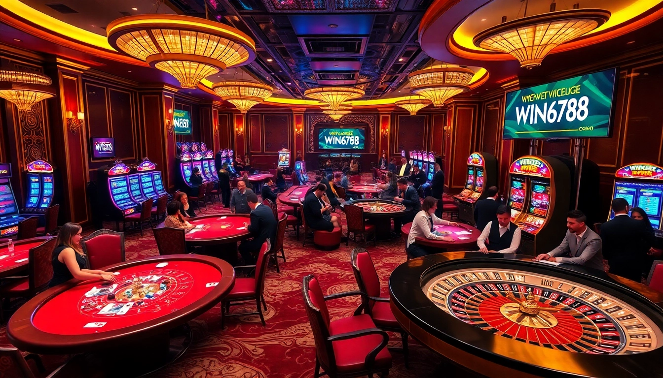 Experience thrilling gaming at WIN678 with vibrant casino games and luxurious surroundings.
