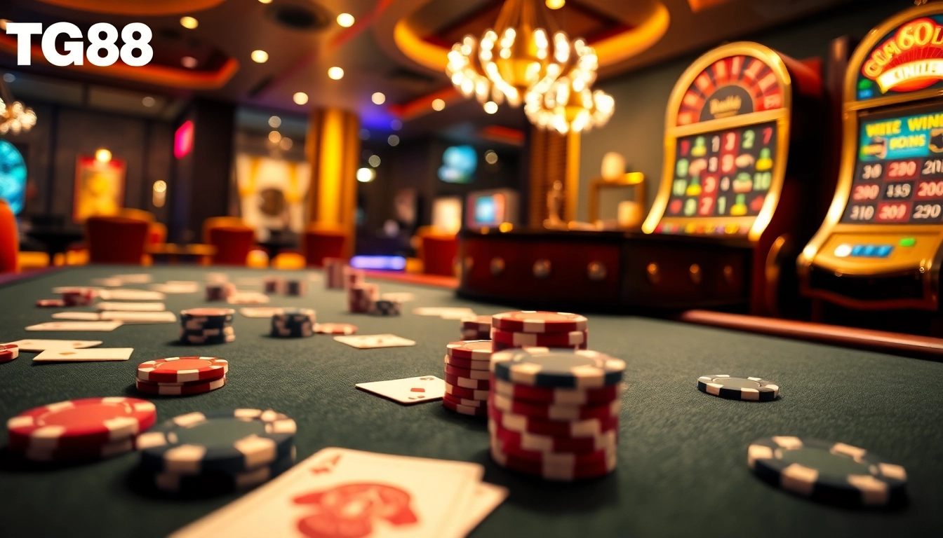 Experience the excitement of TG88 with vibrant casino games and dynamic betting action.