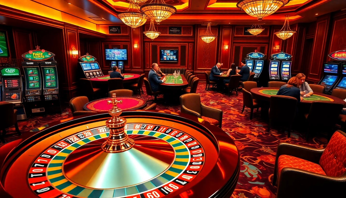 Experience thrilling gaming action at https://fnew88.com/ with vibrant casino tables and eager players.