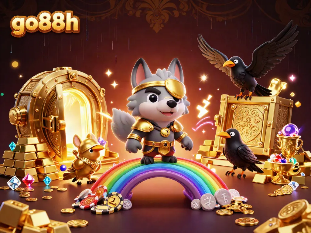 Spin the reels with go88h's vibrant casino theme featuring Odin and riches