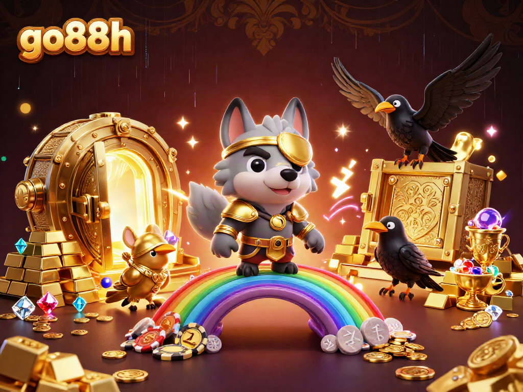Spin the reels with go88h's vibrant casino theme featuring Odin and riches