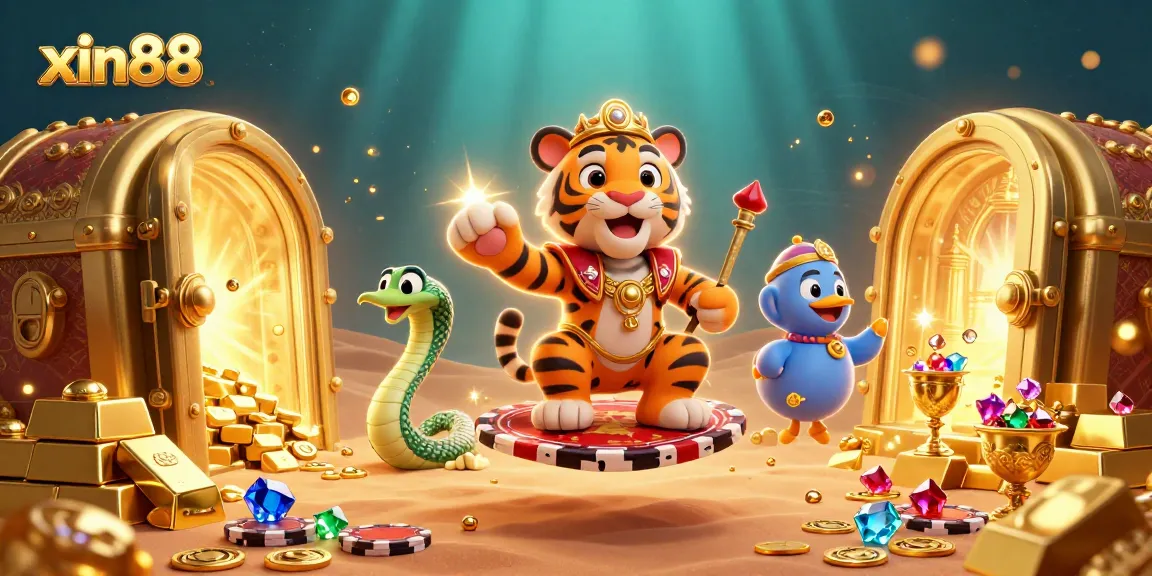 Experience the vibrant world of xin88 with thrilling casino elements in a magical setting.