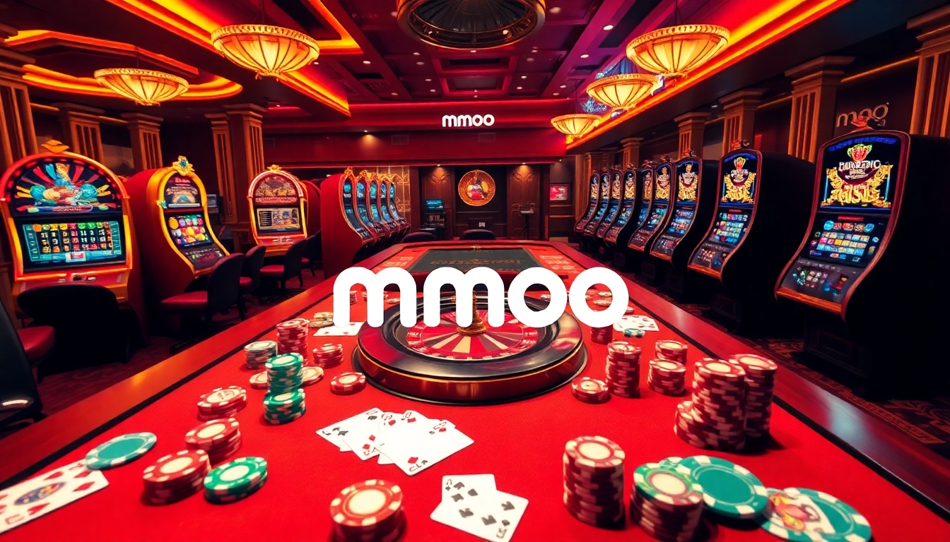 Experience thrilling gambling at mmoo with vibrant casino tables and immersive gameplay.