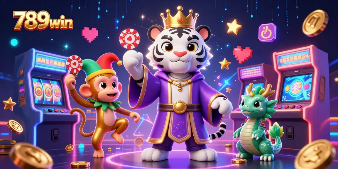 Experience thrilling wins at 789win with vibrant casino games and energetic 3D characters.