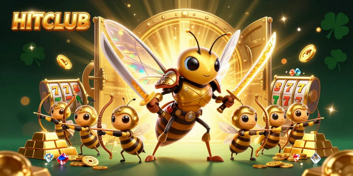 Engage in thrilling gameplay at HITCLUB, where vibrant casino elements meet rich 3D art.