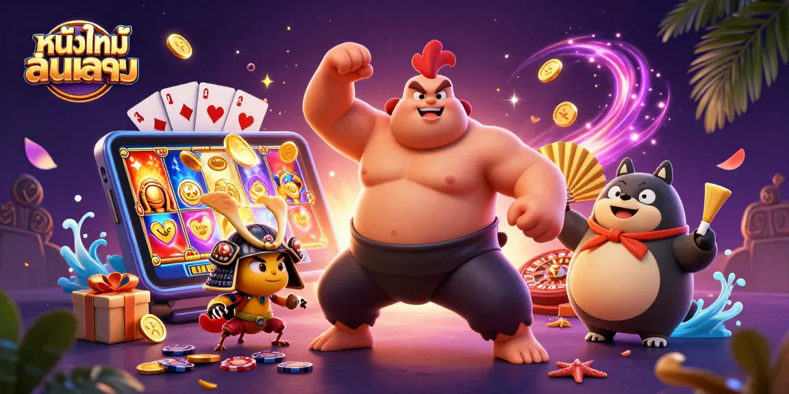 Engage with exciting slot experiences in หนังใหม่ชนโรง featuring dynamic characters and vibrant casino elements.