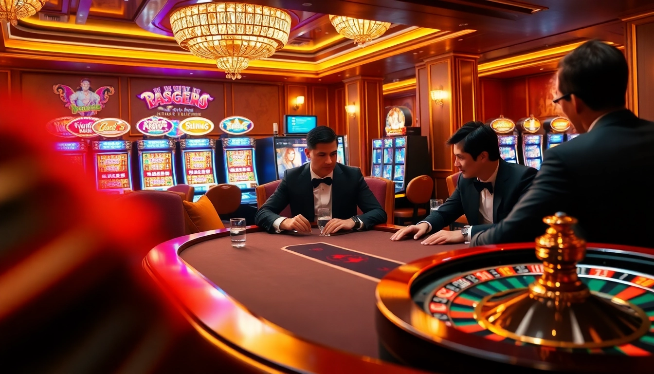 Engage in high-stakes poker action at a luxurious casino table featuring hm88.