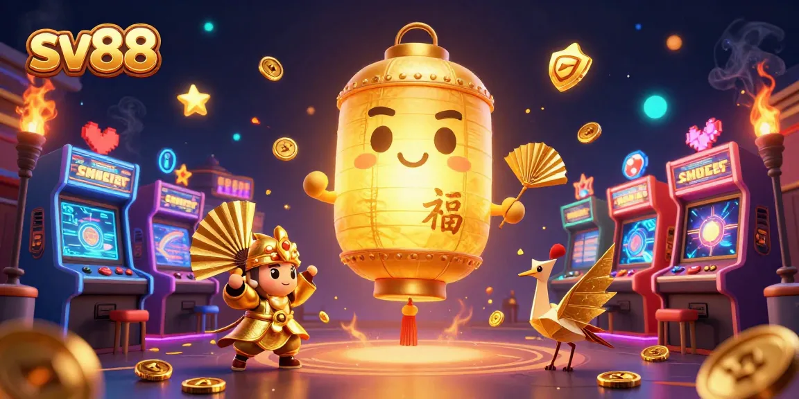 Experience the thrilling sv88 casino atmosphere with vibrant 3D characters and dynamic game elements.