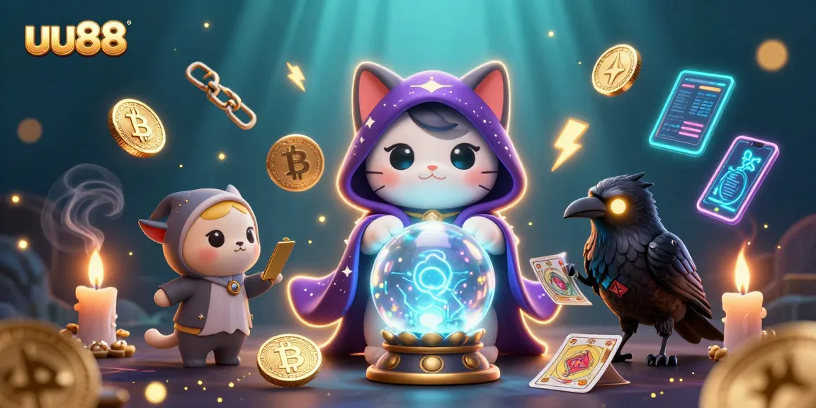 Players engage with uu88 in an immersive online gambling experience surrounded by mystical elements.