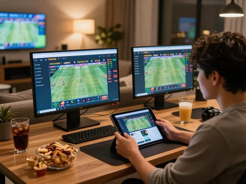 Engaging in strategic online betting with Nhà cái TG88, showcasing live sports and betting options.