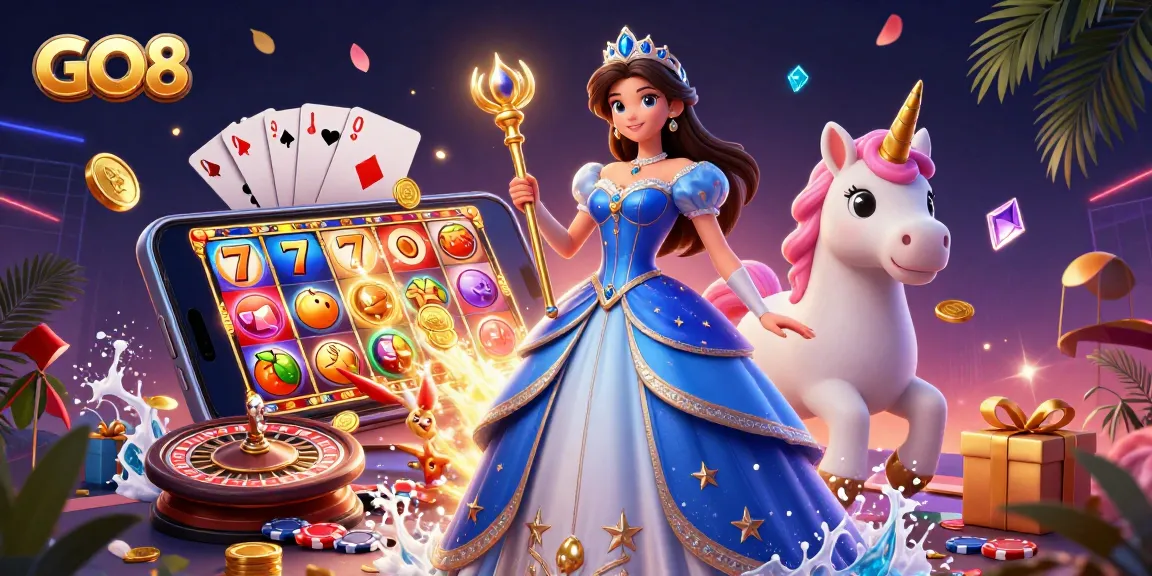 Join the excitement at GO8 with vibrant slot games featuring stunning visuals and dynamic characters.