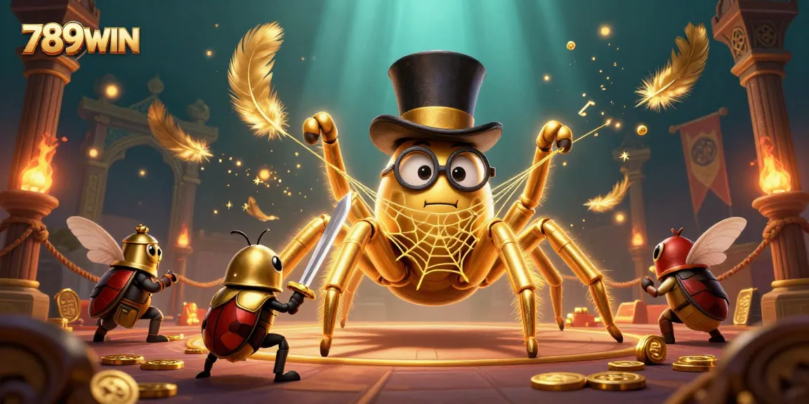 Join the adventure at 789WIN with a vibrant carnival scene filled with golden treasures and brave characters.
